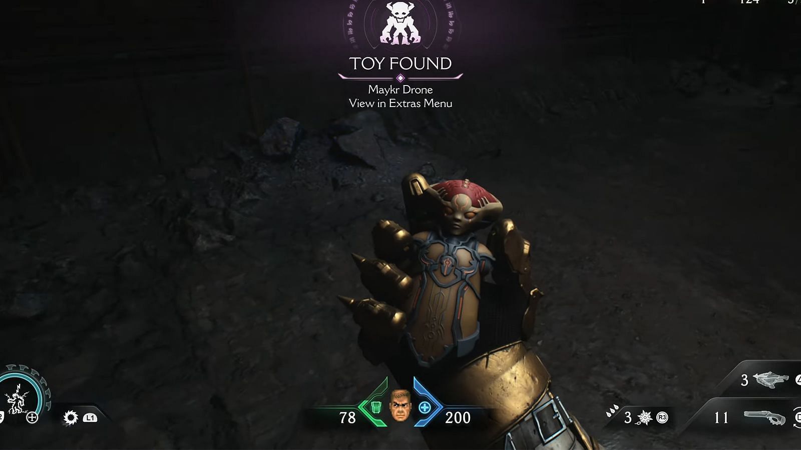 Maykr Drone Toy in Doom The Dark Ages (Image via Bethesda || YouTube/@BackseatGuides)